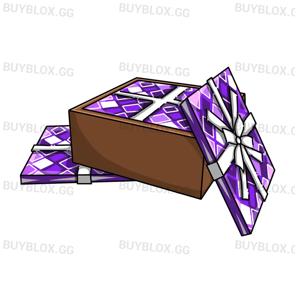 Box of Purple Wrapping Paper