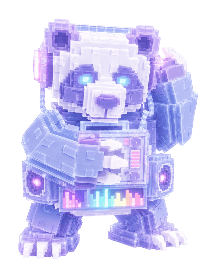 Crystal DJ Panda