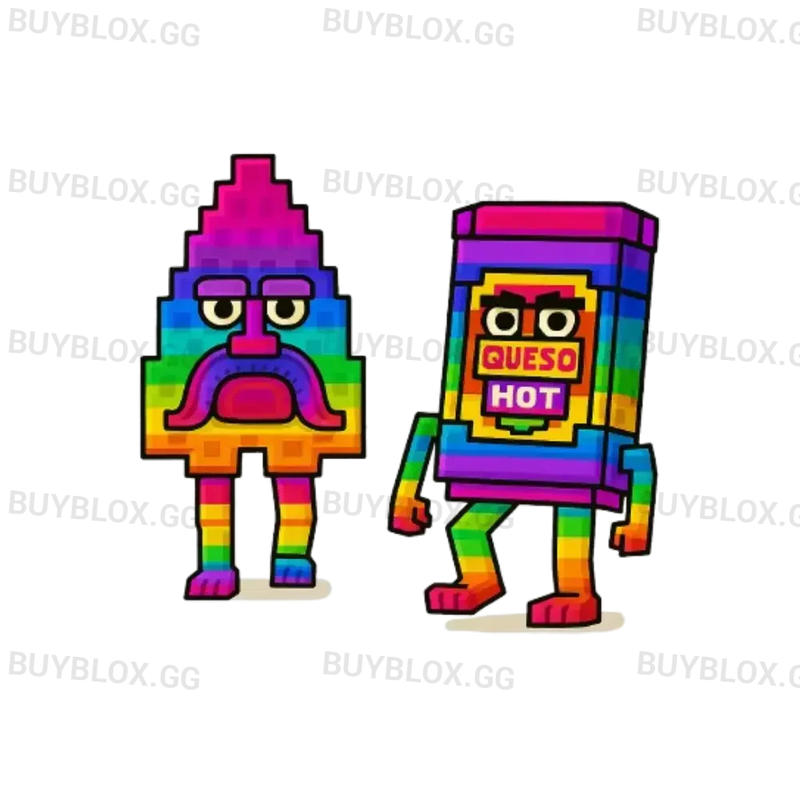 Rainbow Chipso and Queso